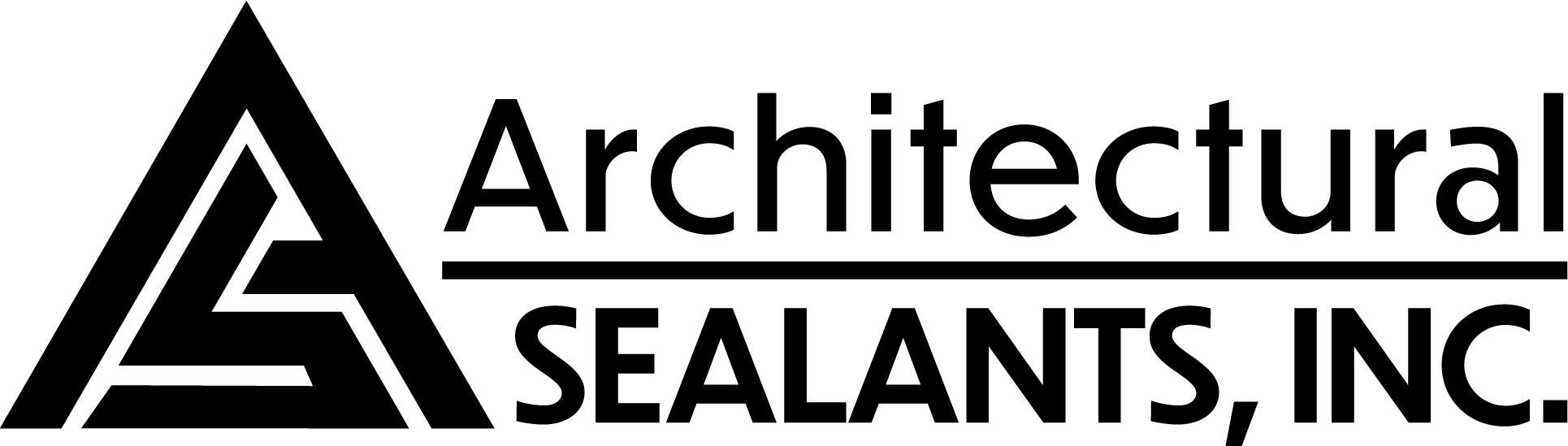 architectural sealants logo black