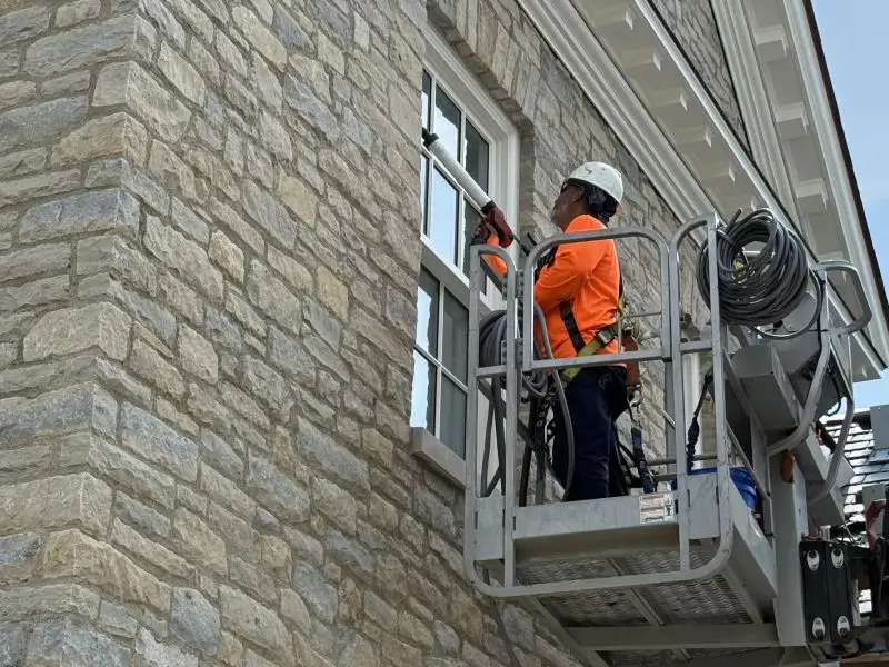 commercial waterproofing caulking window
